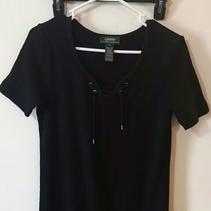 Ralph Lauren Medium Black Cotton Dress